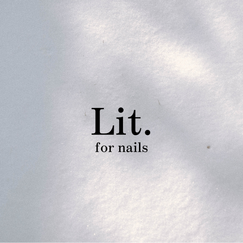 Lit.for nails様のロゴ ネイルサロンロゴ